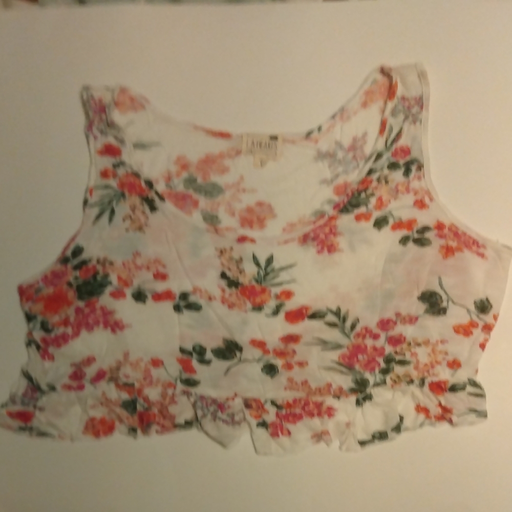LA HEARTS Multicolor Floral Crop Top